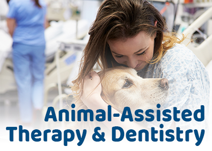 Odenton dentists, Drs. Sarrah and Kenny Zamora at Bayside Kids Dental discuss pros and cons of animal-assisted therapy (AAT) in the dental office.