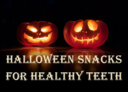 Odenton dentist, Kenny & Sarrah Zamora at Bayside Kids Dental suggests 5 easy-to-make Halloween snacks for healthy teeth.