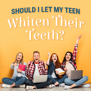 Odenton dentist, Drs. Kenny and Sarrah Zamora at Bayside Kids Dental talks to parents about when it’s safe for teenagers to whiten their teeth and why professional treatments are best.